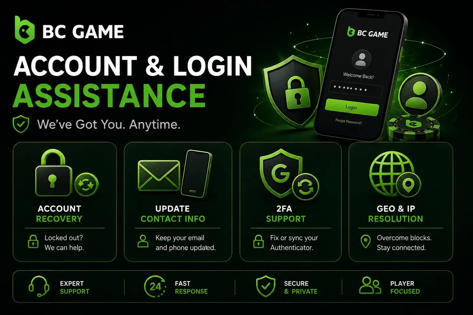 Account and Login Assistance