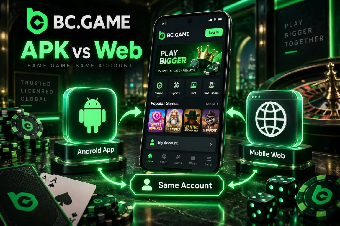 BC Game APK vs Mobile Website