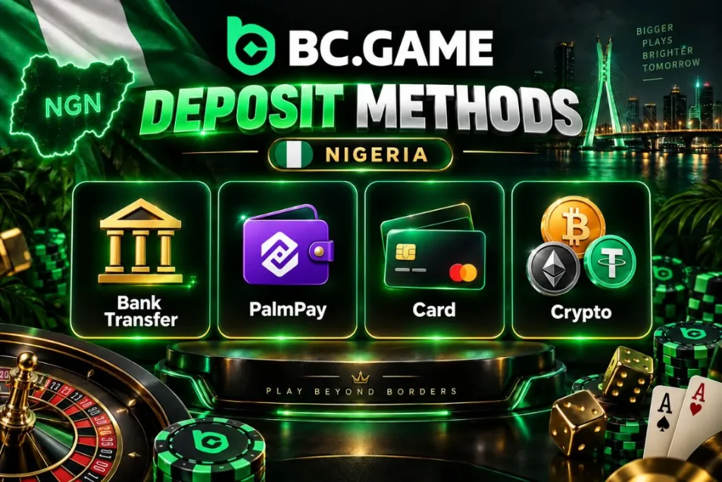 BC Game Deposit Methods in Nigeria