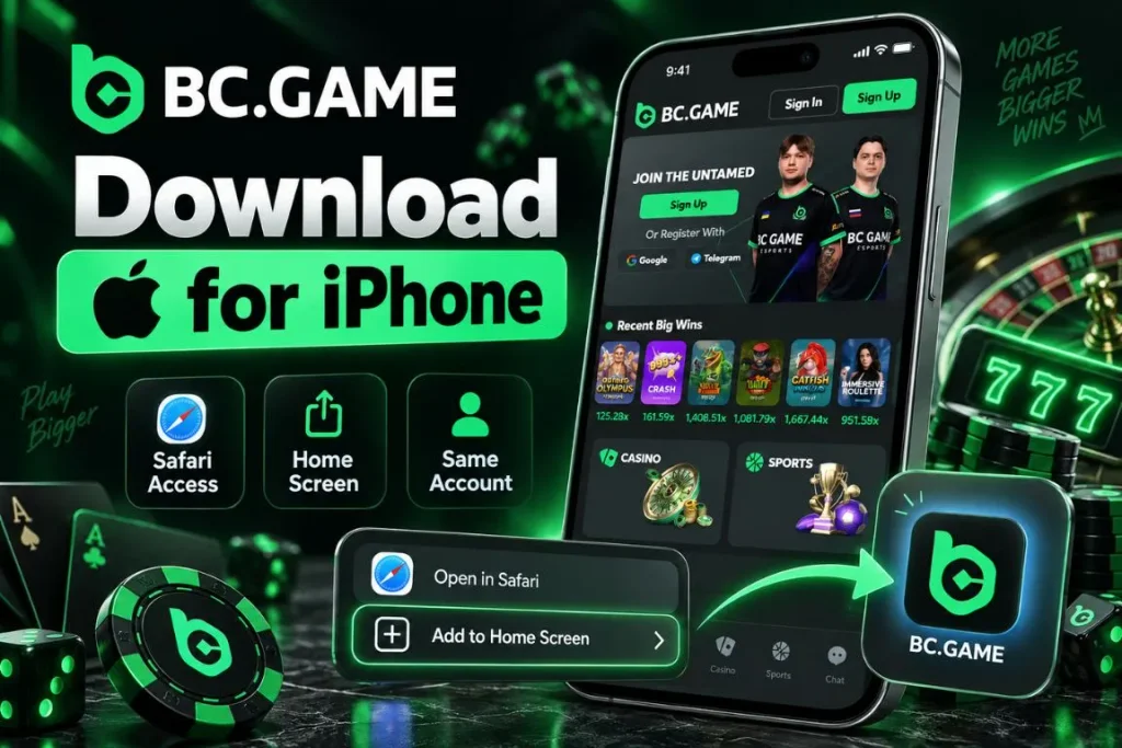 BC Game Download for iPhone