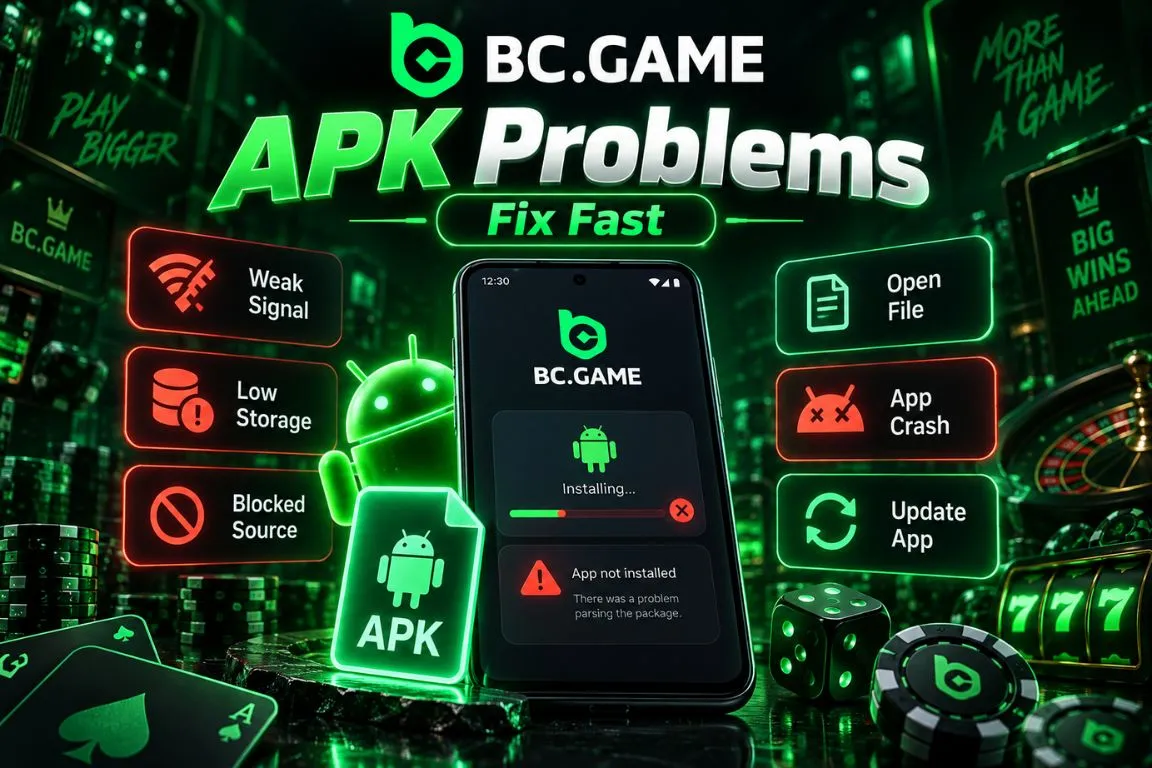 Common BC Game APK Problems