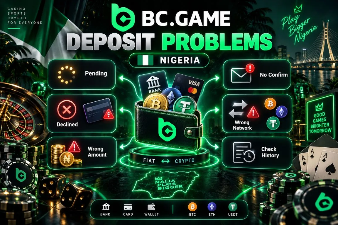Common BC Game Deposit Problems