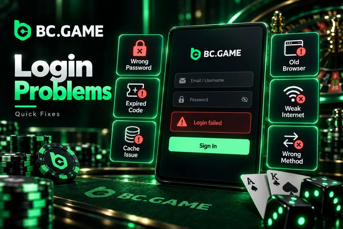 Common BC Game Login Problems